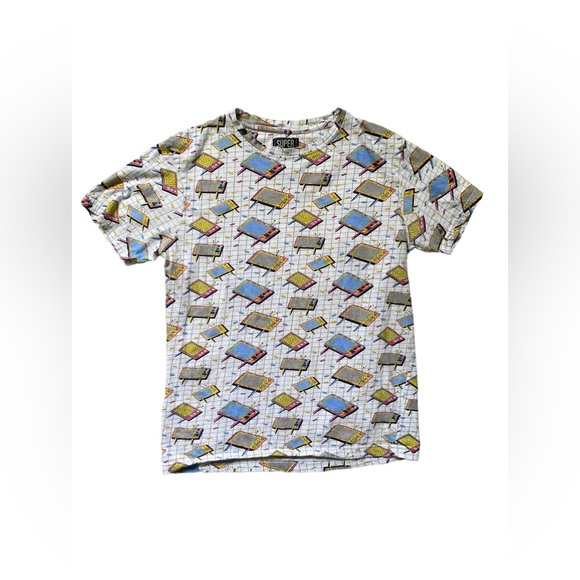 Super Massive Tops - Super Massive | Small TV print graphic t-shirt